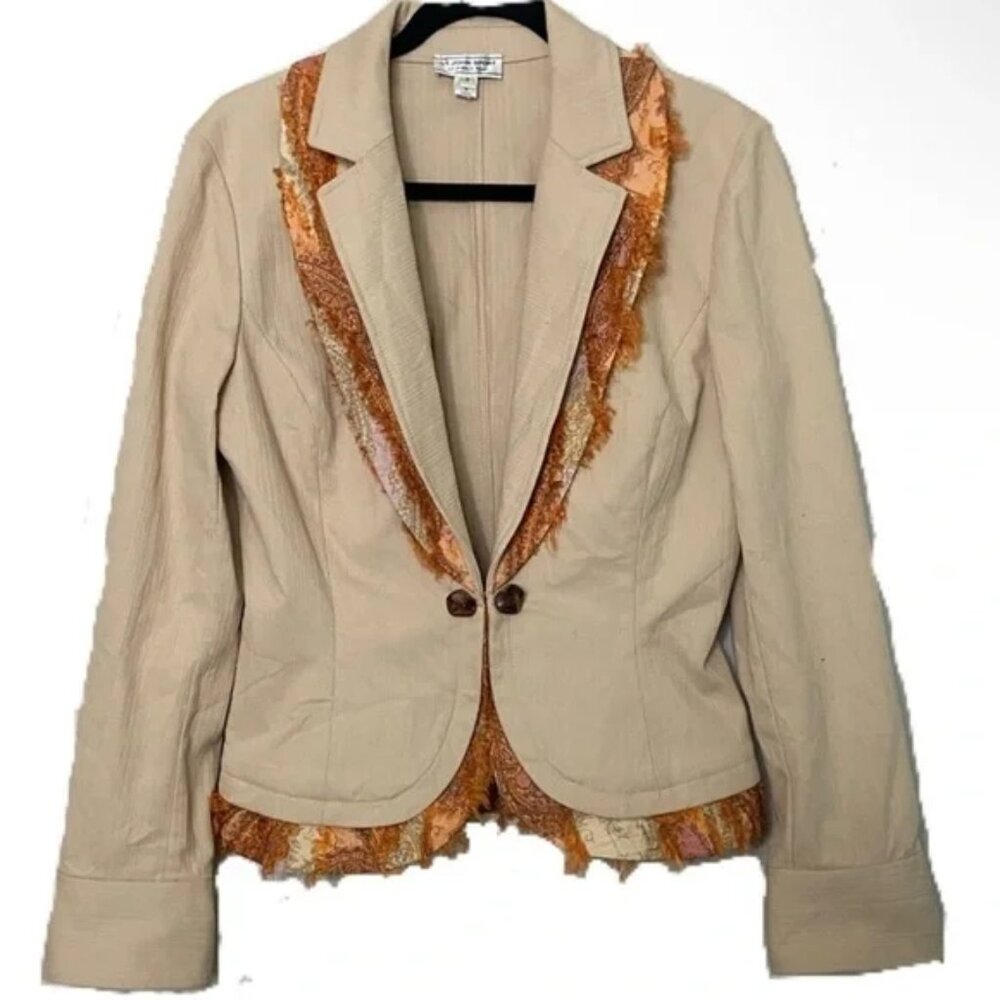 ST. JOHN SPORT by MARIE GRAY Cotton Blend Blazer